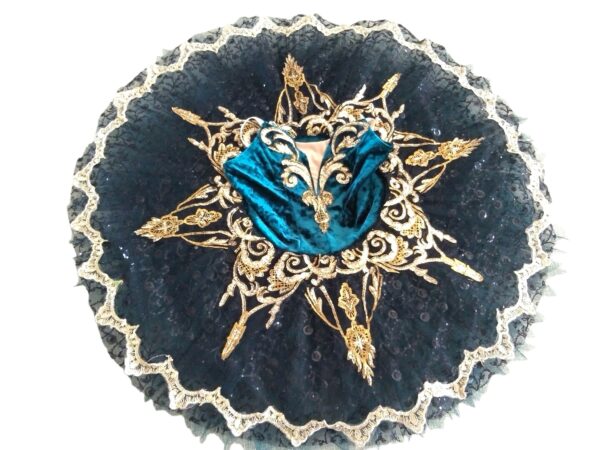 Black Teal Ballet Tutu